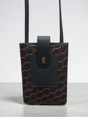 Roberta di Camerino Honeycomb Smartphone Crossbody Mini Bag